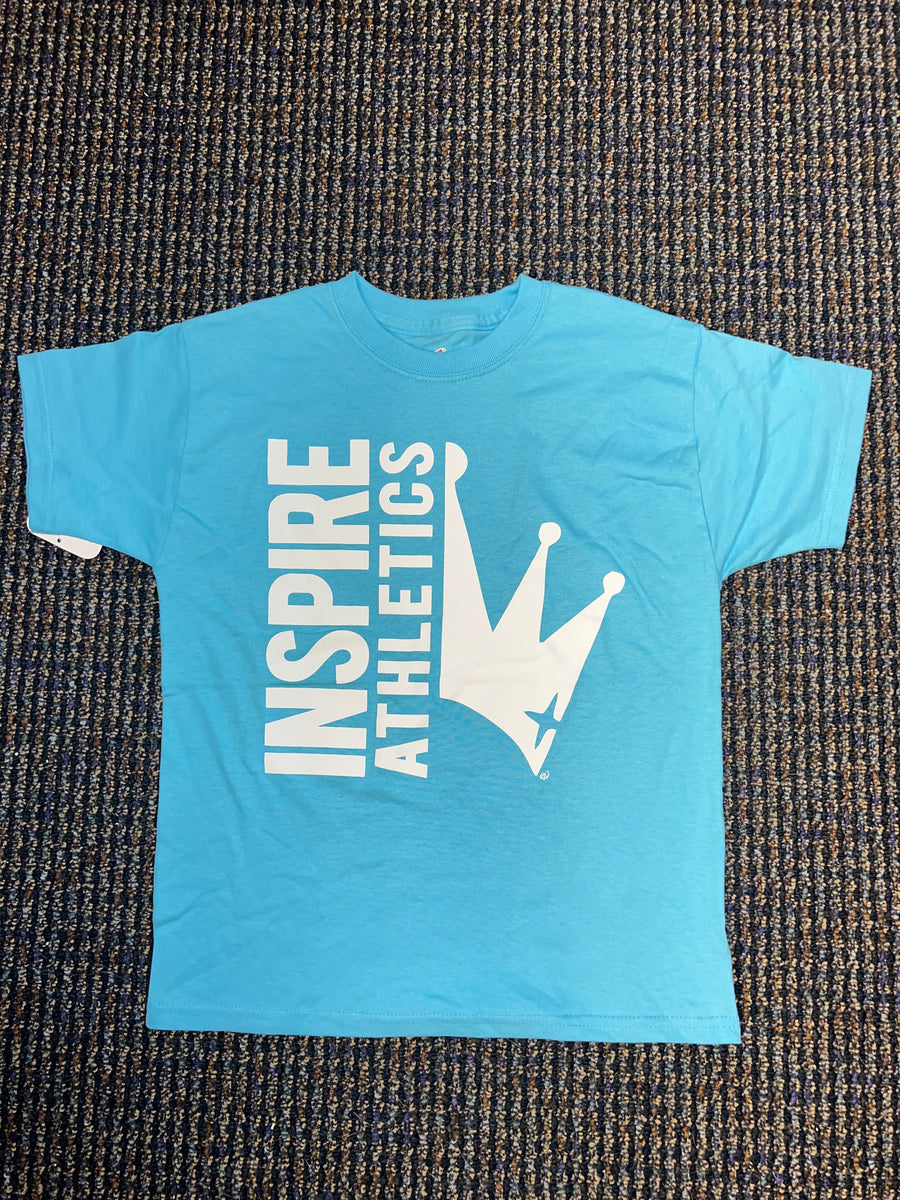 Blue Crown TShirt Inspire Athletics CheerPro Shop