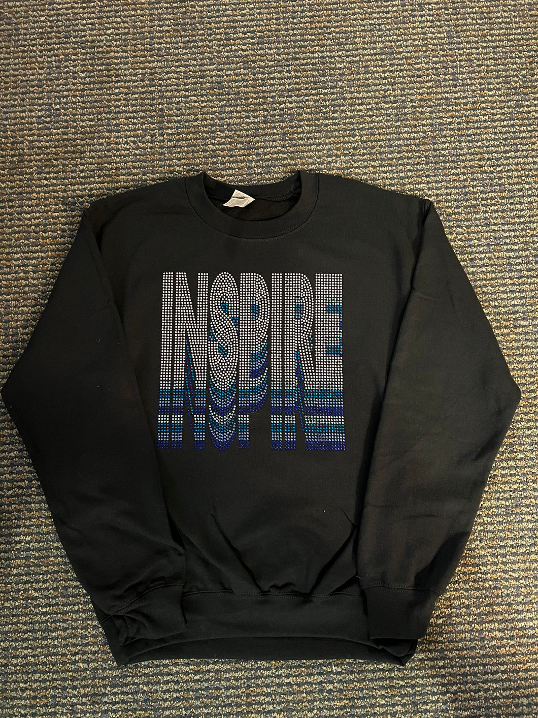 Inspire Stacked Rhinestone Sweatshirt