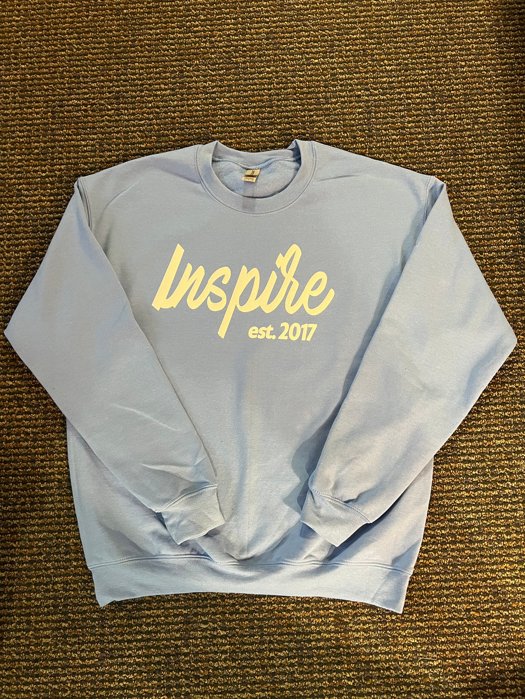 Blue Inspire Crewneck