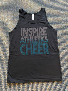 Black Rhinestone Inspire Tank Top