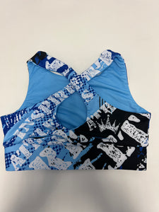 Blue Inspire Sports Bra