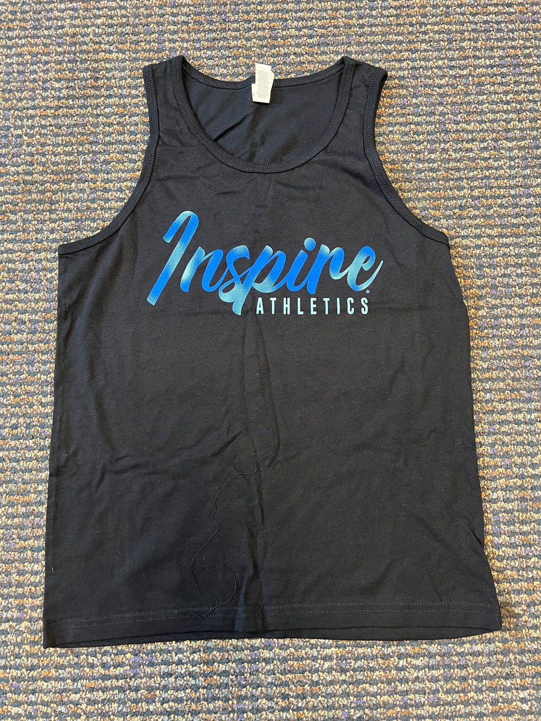 Black Cursive Inspire Tank Top