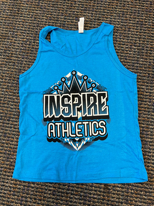 Blue Inspire Athletics Tank Top