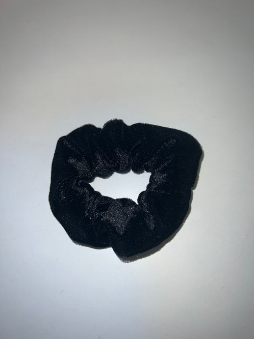 Black Velvet Scrunchy