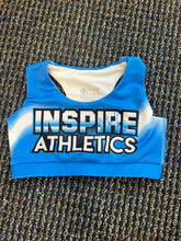 Load image into Gallery viewer, Blue Inspire Sports Bra