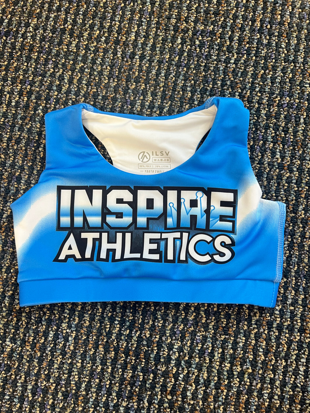 Blue Inspire Sports Bra