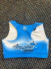 Load image into Gallery viewer, Blue Inspire Sports Bra